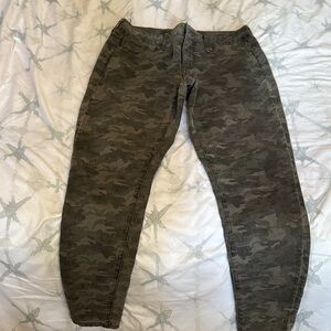 Cheetah print Gray Denim Pant